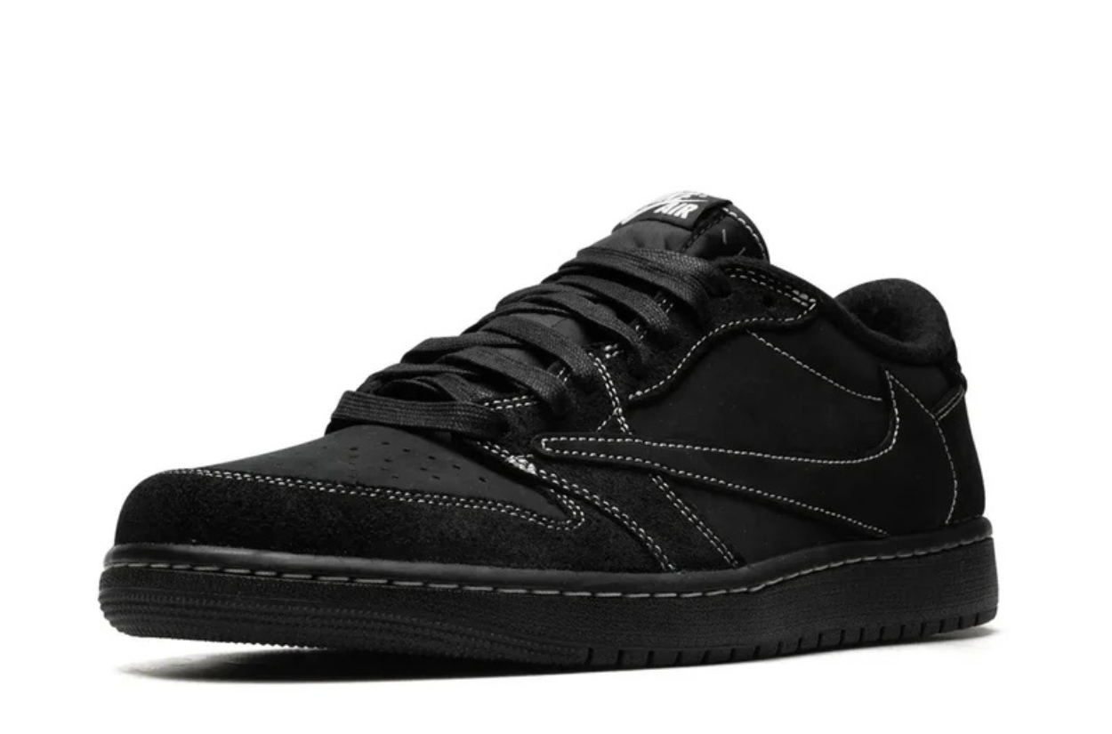 Air Jordan 1 Black Phantom Low – Triple Black Edition