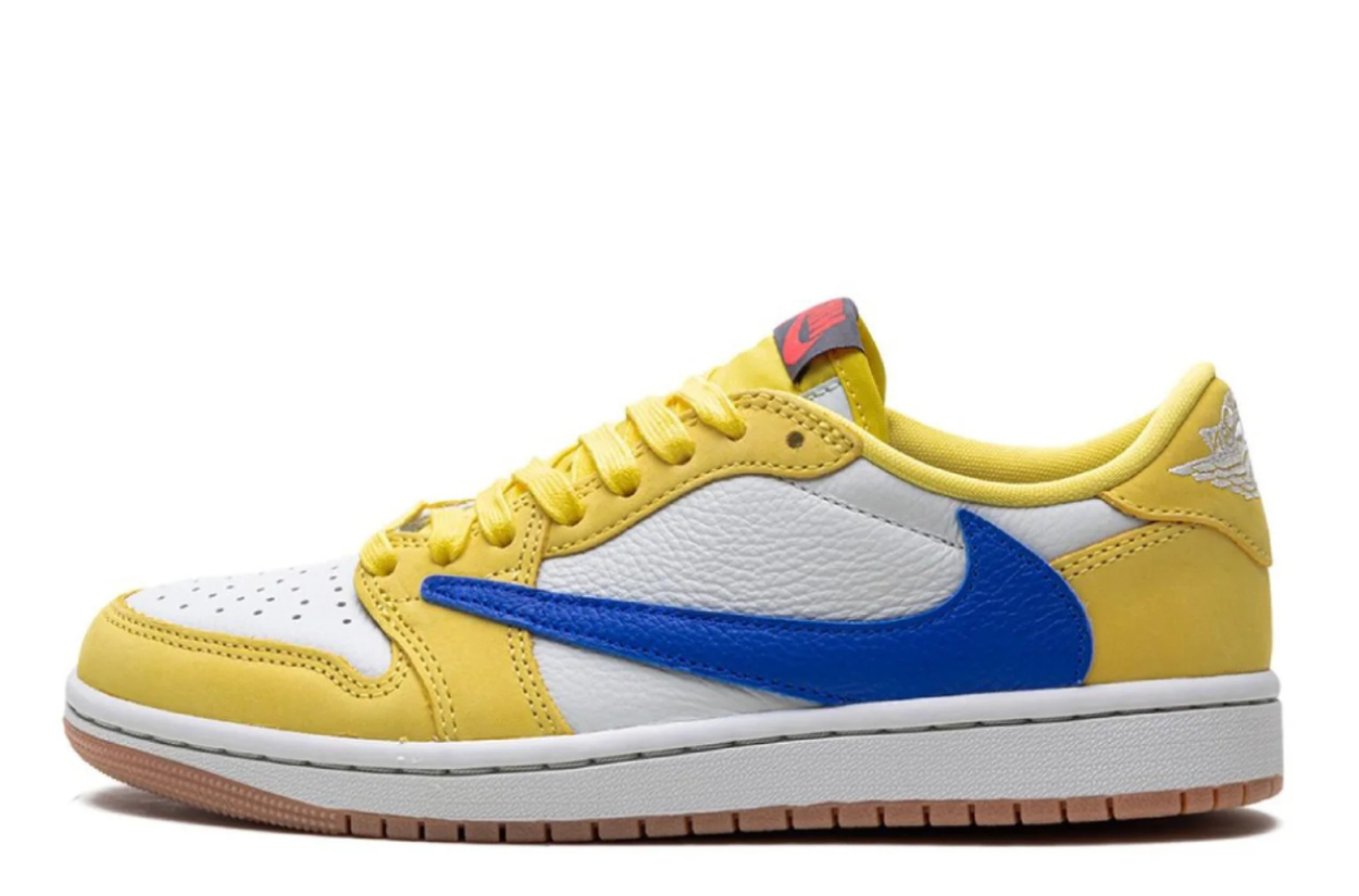 Air Jordan 1 x Travis Scott Canary Low – Yellow & Blue Edition