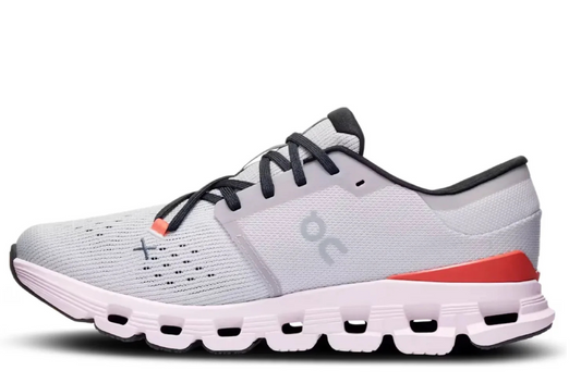 On Cloud X 4 Silver/Flame Edition