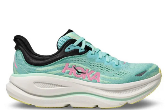 Hoka Bondi 9 in Blue Spark Mint Fluorite Edition