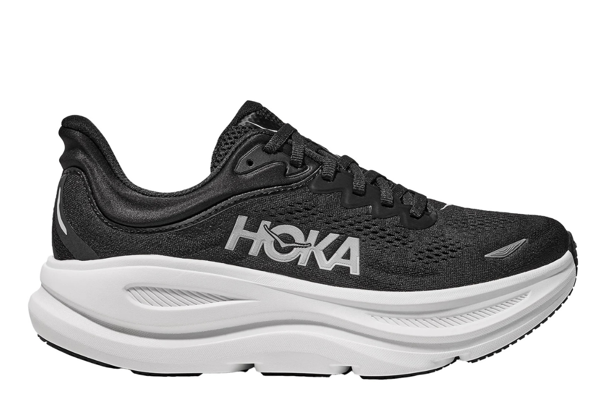 Hoka Bondi 9 Black/White Mesh Edition