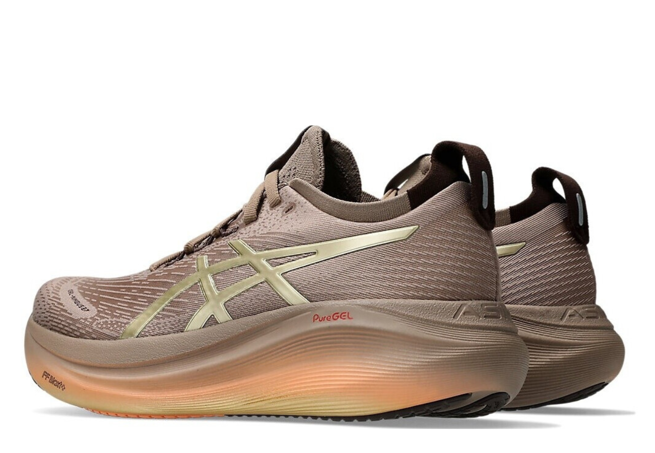 Asics Gel Nimbus 27 – Luxe / Taupe Grey Colorway