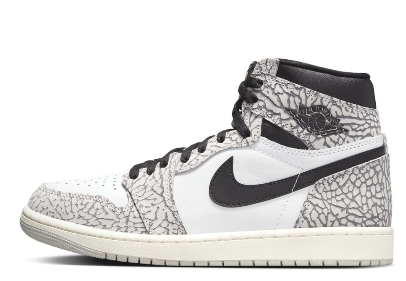 Air Jordan 1 High 'White Cement' Edition