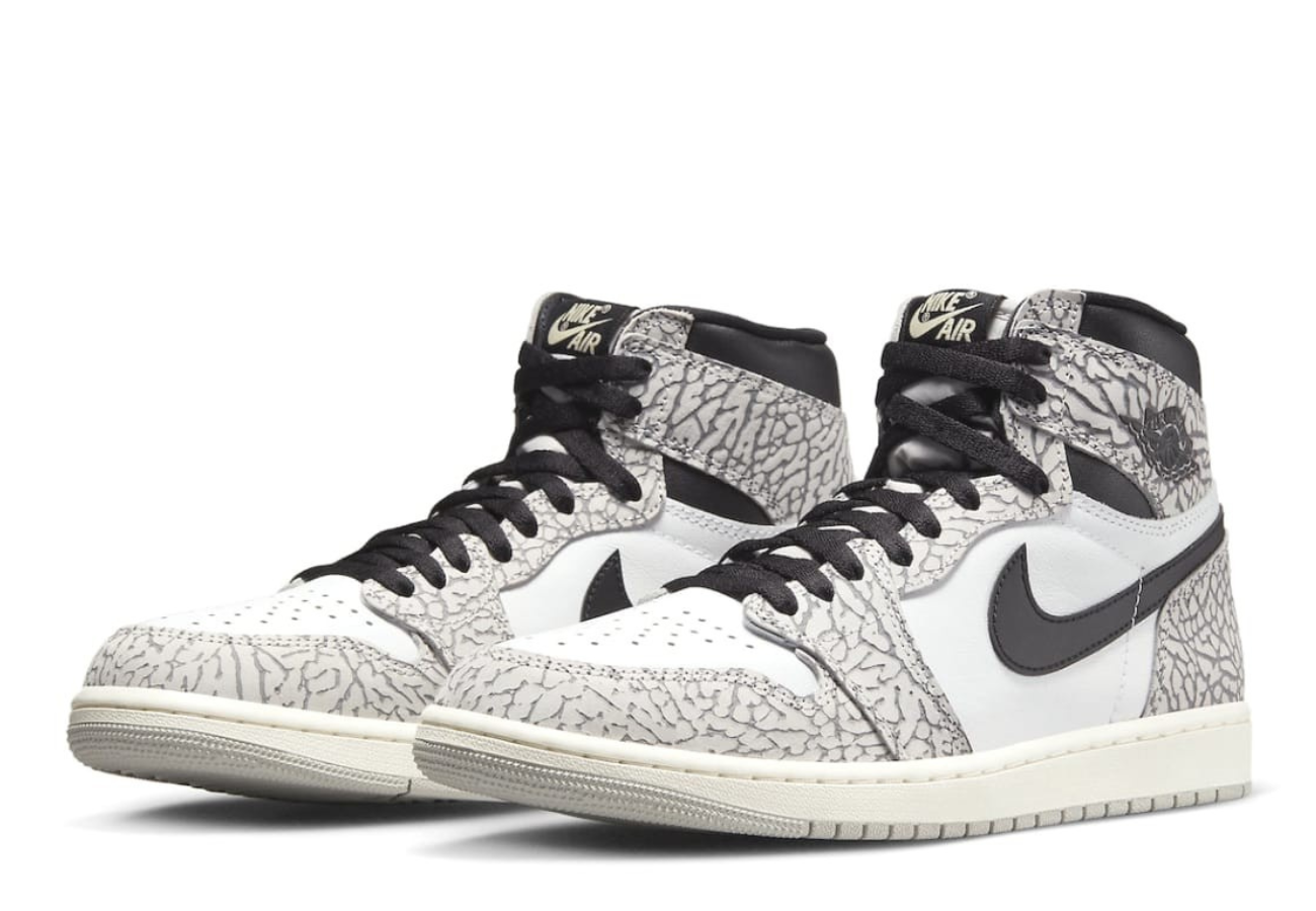 Air Jordan 1 High 'White Cement' Edition