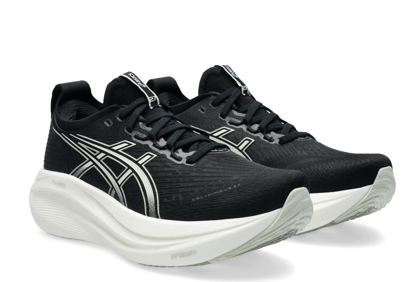 Asics Gel Nimbus 27 – Black / Lake Grey Edition