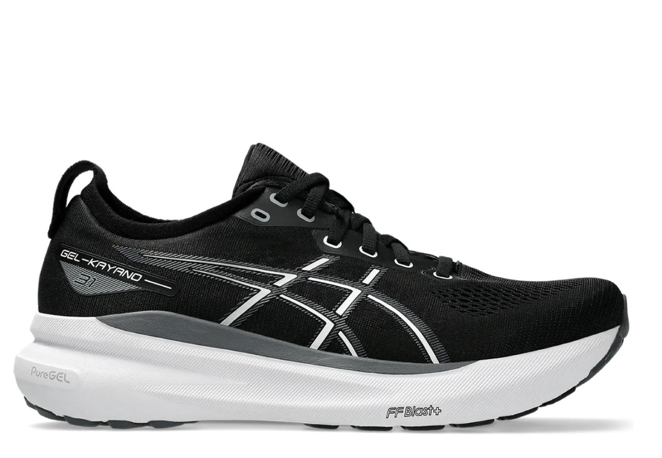 Asics Gel Kayano 31 – Black / White Colorway
