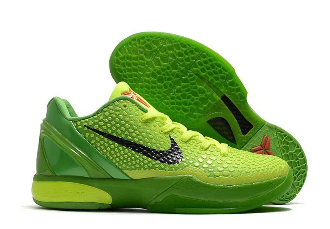Nike Kobe 6 Protro Grinch-inspired green colorway