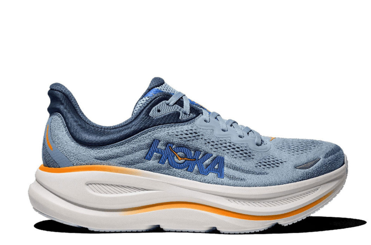 Hoka One One Bondi 9 in Drizzle/Downpour color