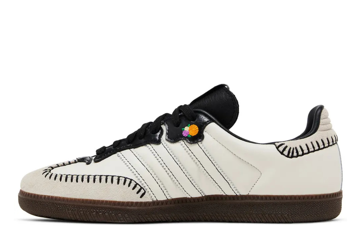 Adidas Samba Día de los Muertos Pack in Off-White
