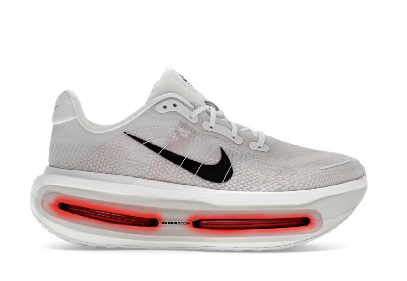 Nike Vomero Premium in White/Bright Crimson
