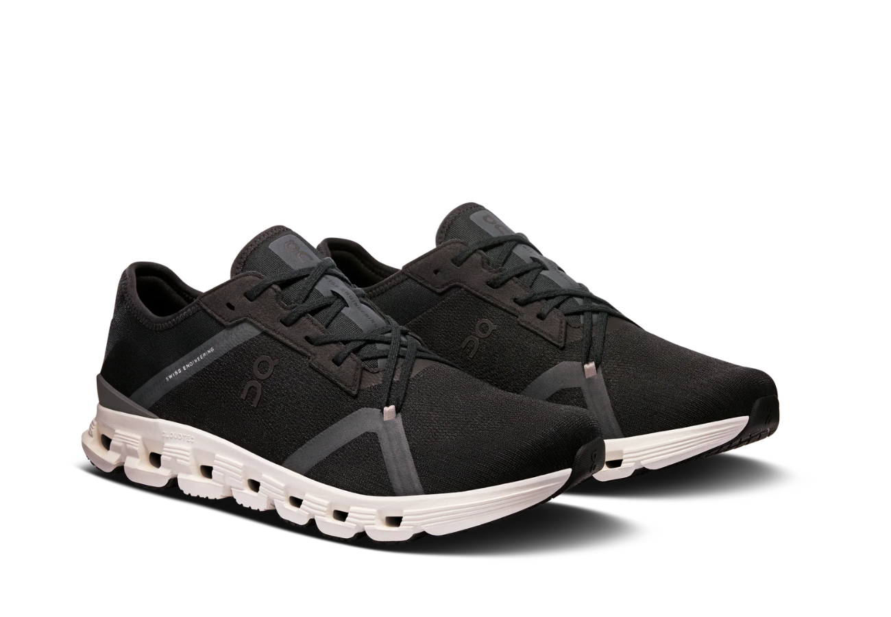 On Cloud X 4 AD Shoes in Black/Asphalt