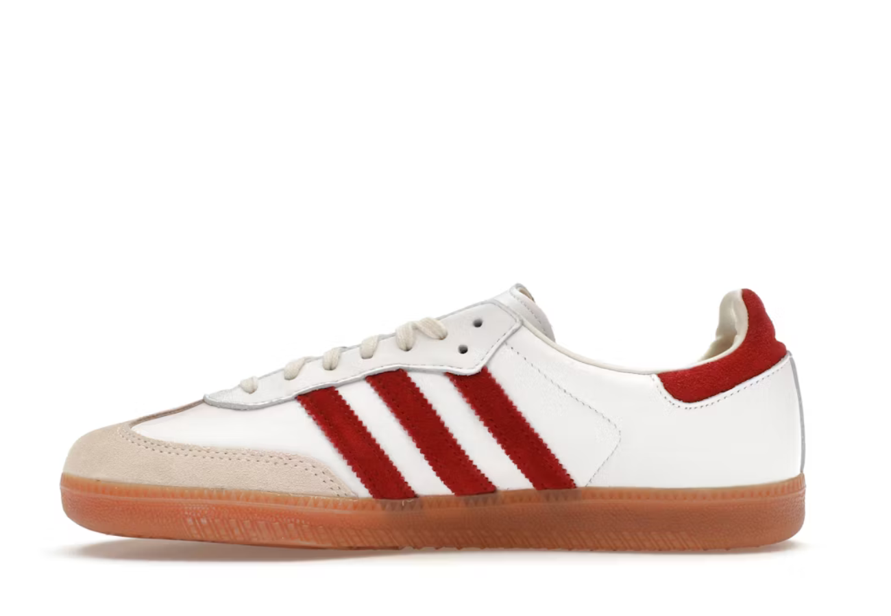 Adidas Samba Sporty & Rich White Collegiate Burgundy