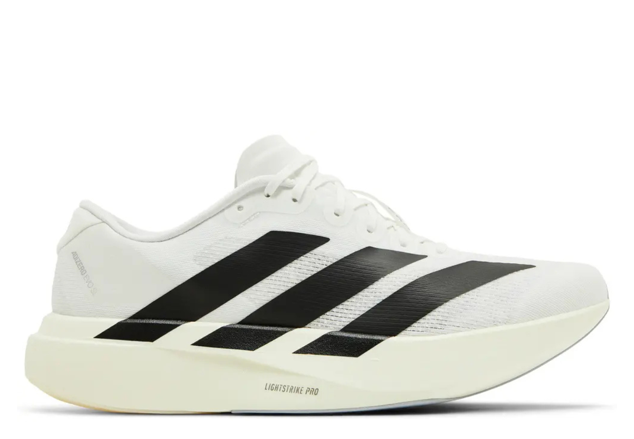 Adidas Adizero Evo SL – White / Black Colorway